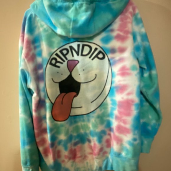 RIPINDIP HOODIE Tie-Dye Size Large - Picture 1 of 8